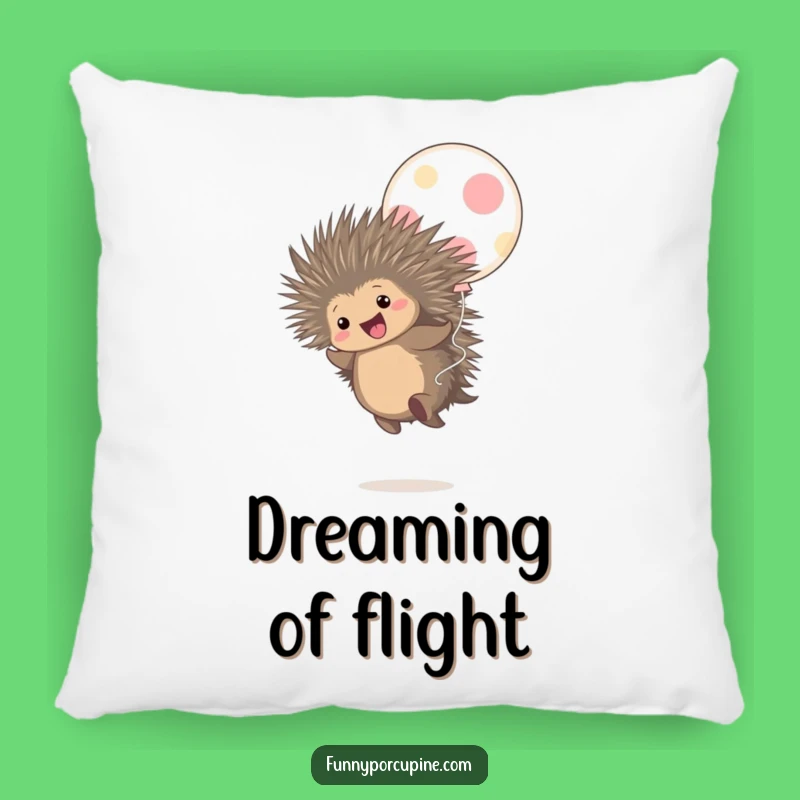 Funny Porcupine Balloon Bounce Pillow: Cozy Comfort with a Hilarious Playful Aura
