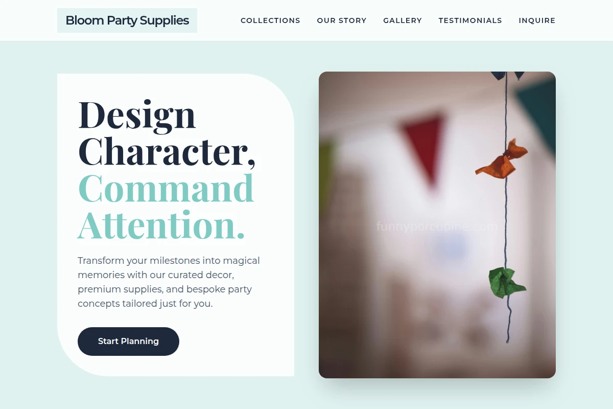 Bloom Party Supplies